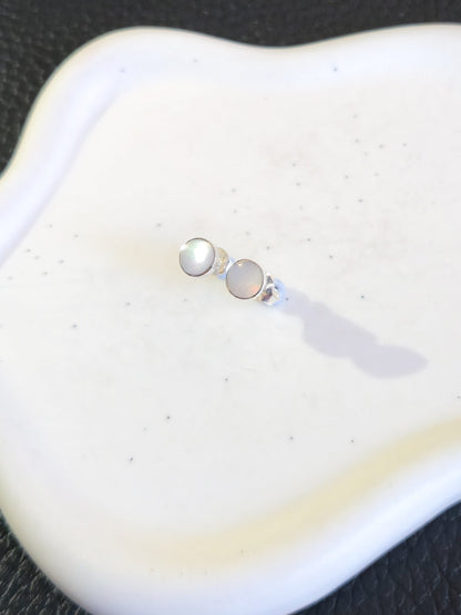 Sterling Silver Stud Earrings 6mm