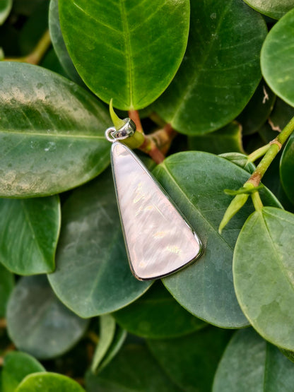 Sterling Silver Long Triangle Pendant