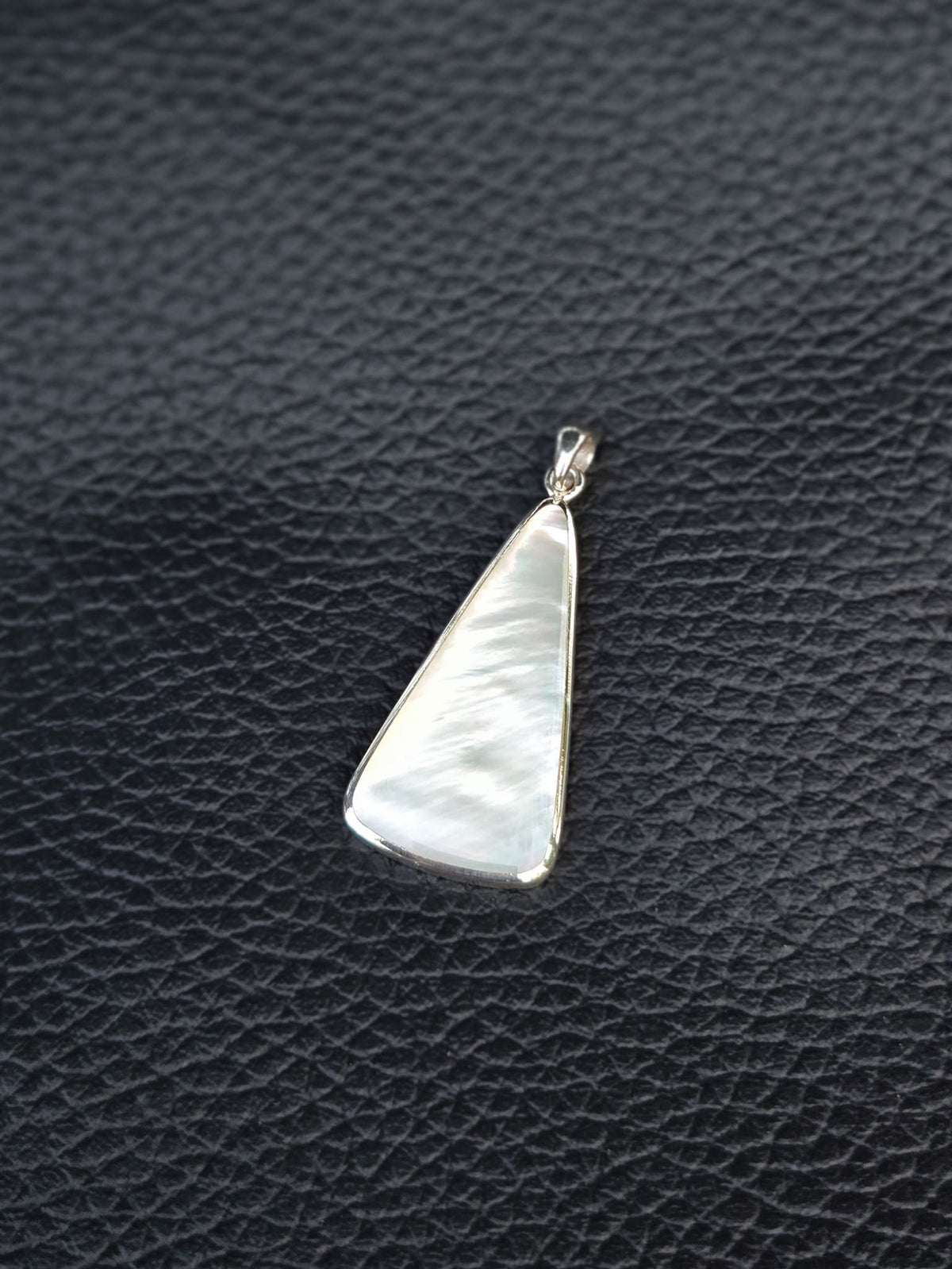 Sterling Silver Long Triangle Pendant