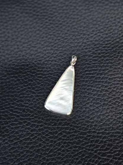Sterling Silver Long Triangle Pendant