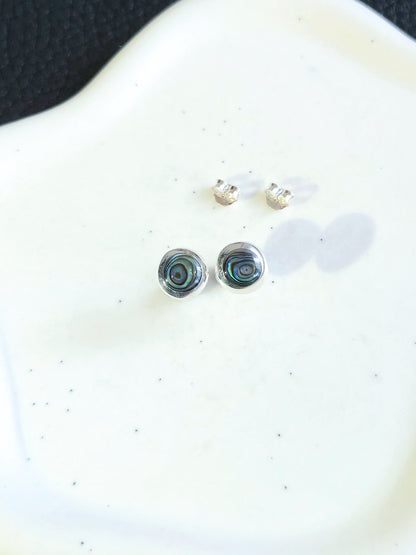 Sterling Silver Stud Earrings 8mm