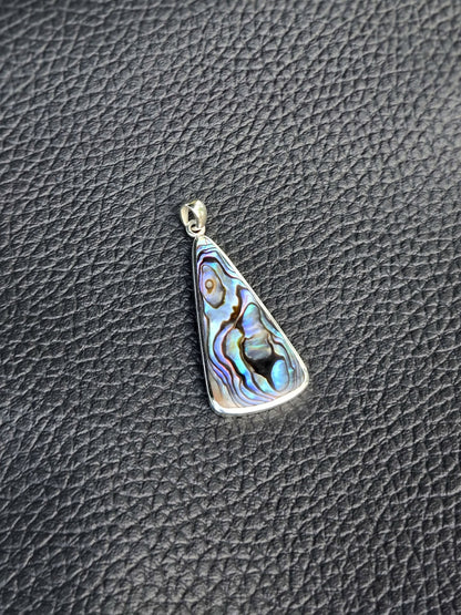 Sterling Silver Long Triangle Pendant