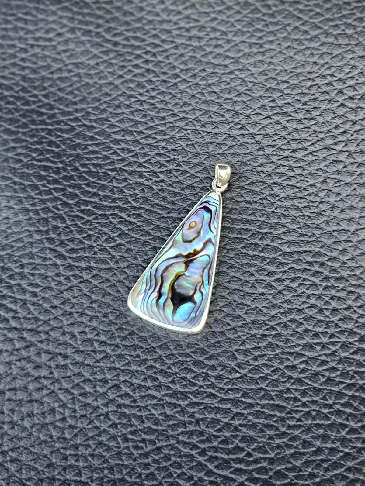 Sterling Silver Long Triangle Pendant