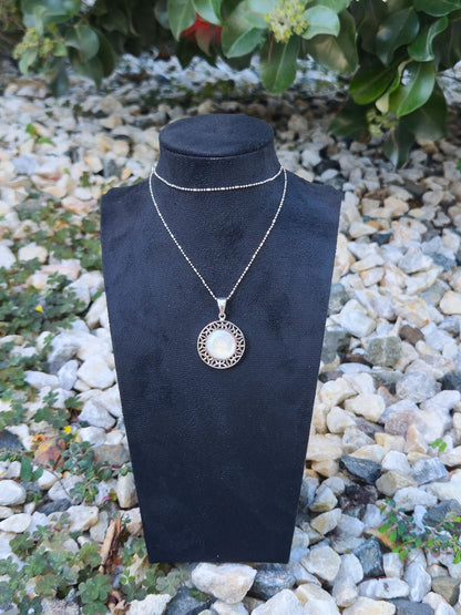 Sterling Silver Sunburst Pendant