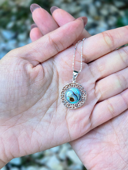 Sterling Silver Sunburst Pendant