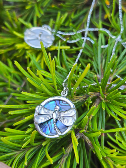 Sterling Silver Dragonfly Pendant