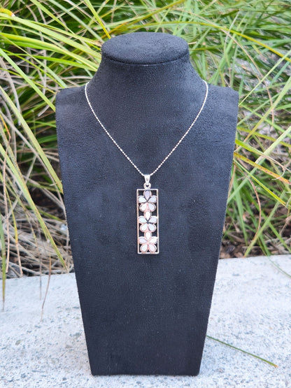 Sterling Silver Triple Bloom Pendant