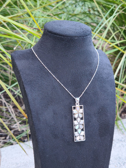 Sterling Silver Triple Bloom Pendant