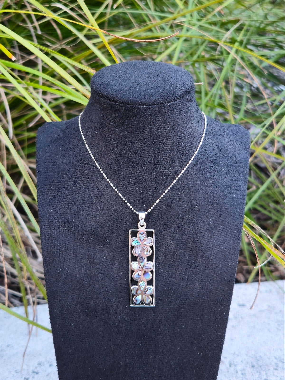 Sterling Silver Triple Bloom Pendant