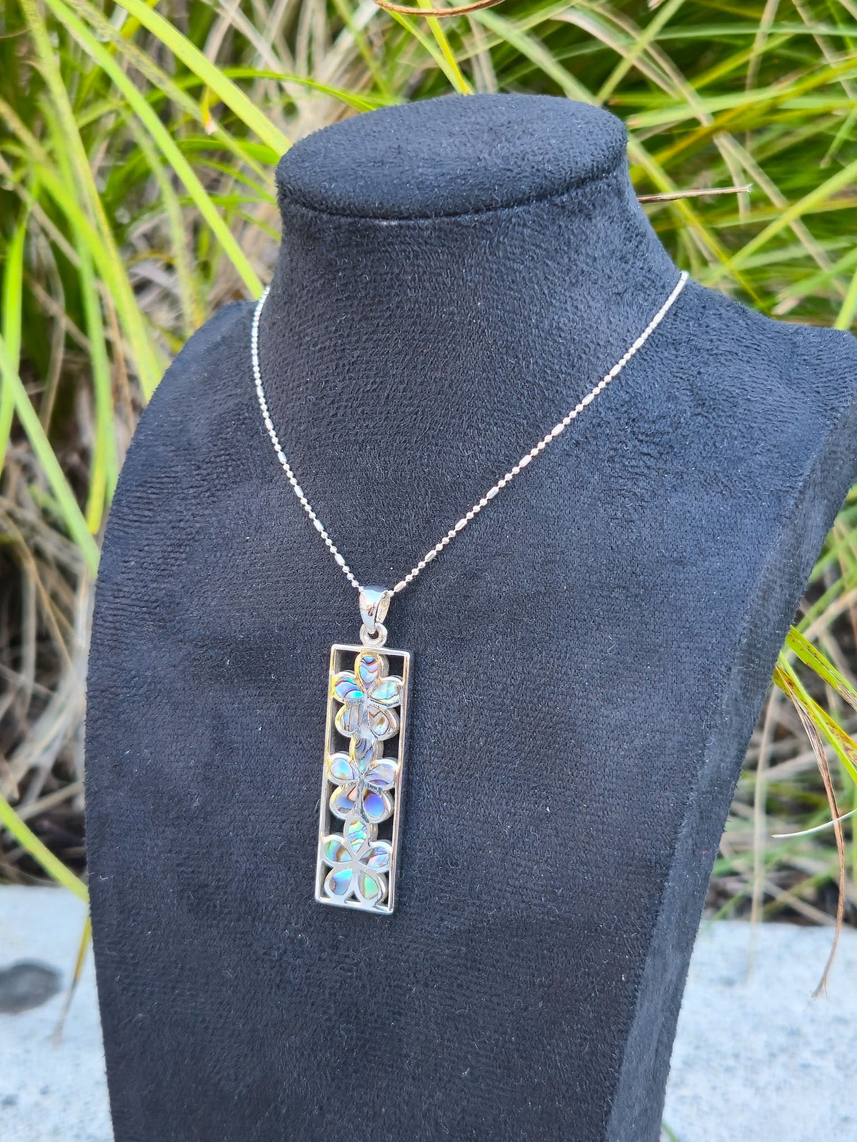 Sterling Silver Triple Bloom Pendant