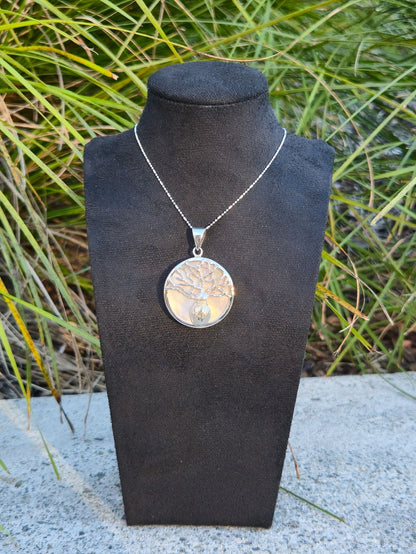 Sterling Silver Bonsai Pendant