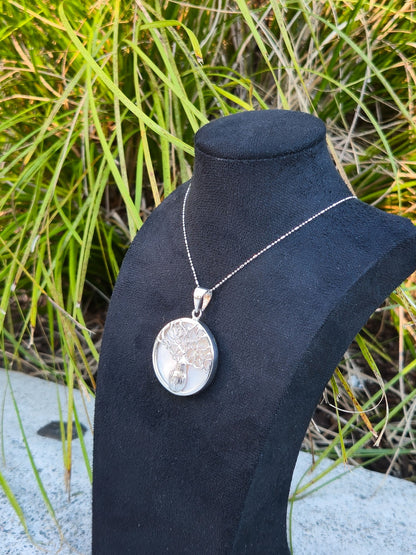 Sterling Silver Bonsai Pendant