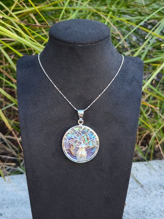Sterling Silver Bonsai Pendant