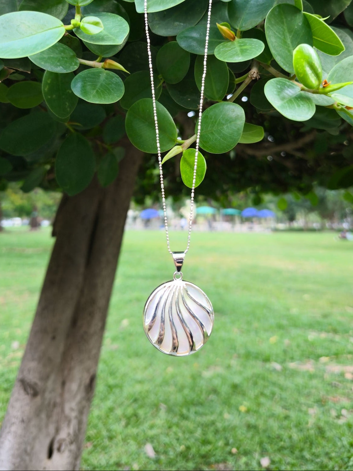 Sterling Silver Seashell Pendant