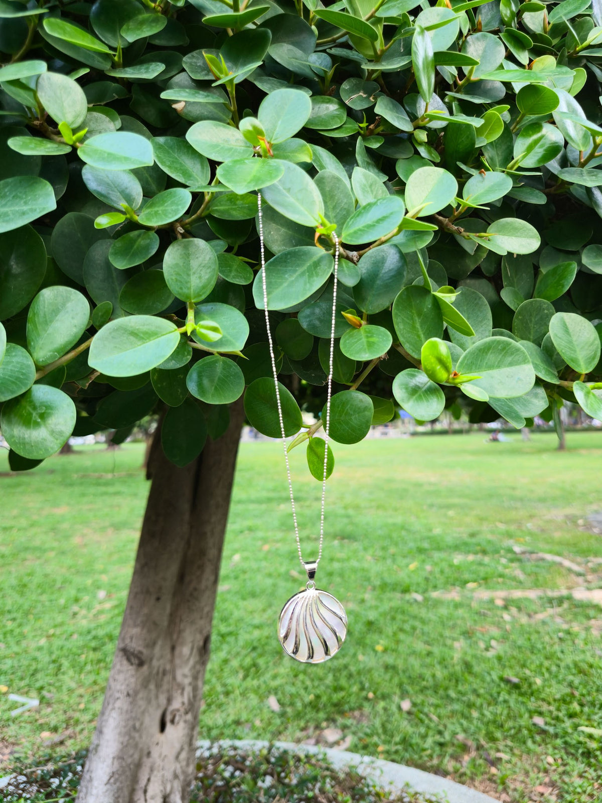 Sterling Silver Seashell Pendant