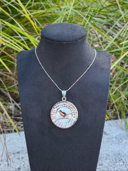 Sterling Silver Kookaburra Pendant